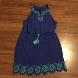 Blue dress final price